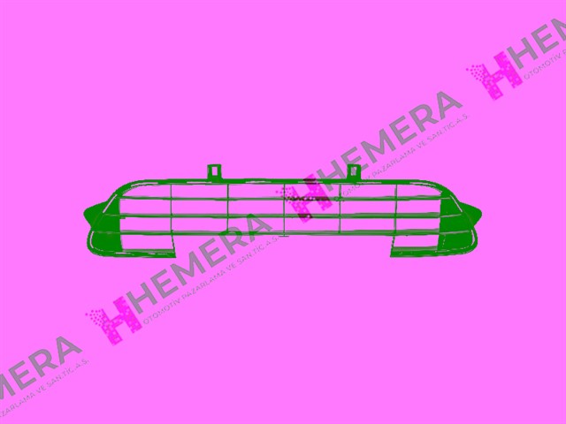 IZGARA TAMPON ON CITROEN C3 2005 - 2009