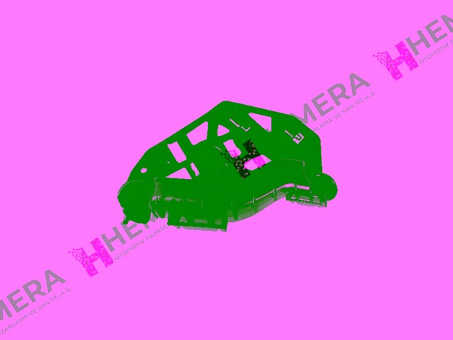 BRAKET TAMPON ARKA IC SOL OPEL CORSA E 2015 - 2019