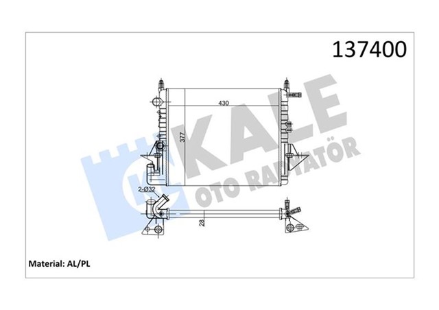 RADYATOR TWNG 2 SIRA AL PL SISTEM