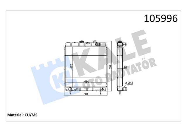RADYATOR J9 4 SIRA 4 SIRA PS SISTEM