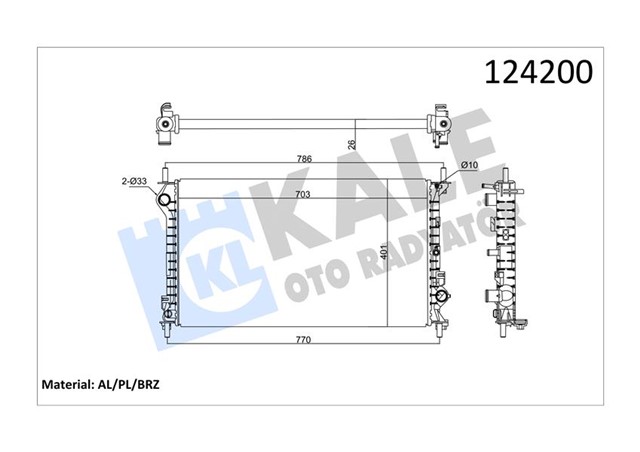 MOTOR SU RADYATORU CONNECT 1.8TDCI 75PS 90PS 110PS 02 KLIMALI 1 SIRA ALB