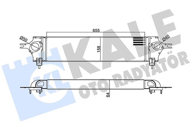 TURBO RADYATORU INTERCOOLER NISSAN QASHQAI AL - PL - BRZ