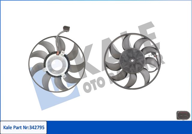 FAN MOTORU DAVLUMBAZLI AUDI A3 200W - 296MM