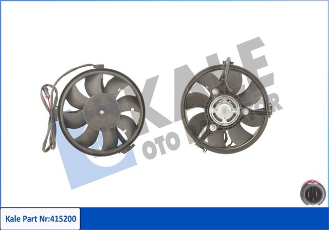 FAN MOTORU DAVLUMBAZLI AUDI A4 - A6 - A8 - FORD GALAXY - SEAT ALHAMBRA - VW PASSAT - SHARAN 300W - 280MM