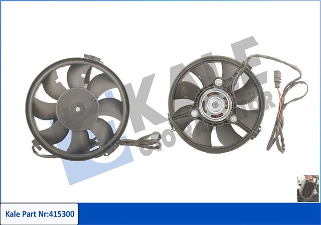 FAN MOTORU DAVLUMBAZLI AUDI A6 - A8 - ALLROAD - VW PASSAT 300W - 280MM