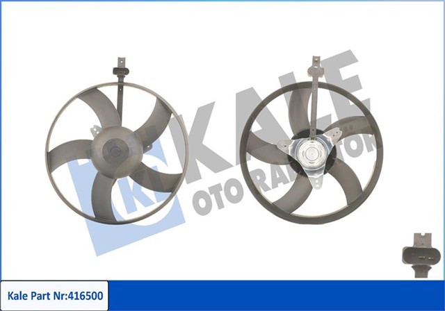 FAN MOTORU DAVLUMBAZLI SEAT CORDOBA - IBIZA IV - V - TOLEDO IV - SKODA FABIA - VW POLO 96W - 325MM