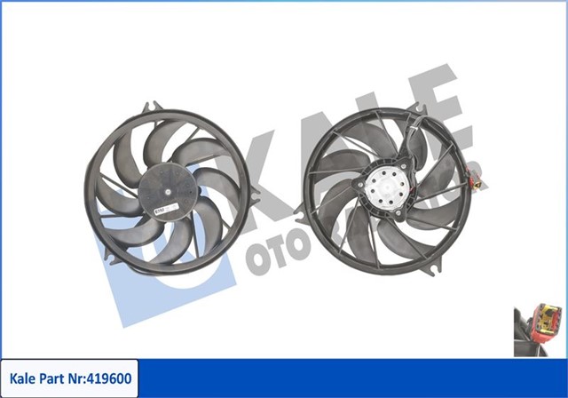 FAN MOTORU DAVLUMBAZLI PEUGEOT 206 CC - 206 - 206 SW 200W - 392MM
