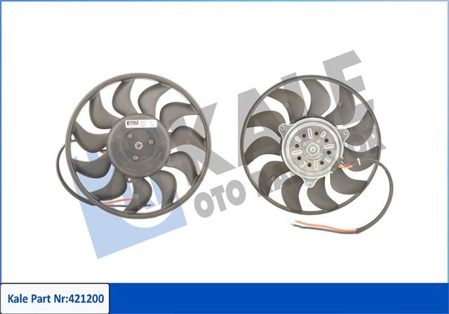 FAN MOTORU PERVANELI SAG AUDI A4 - A6 200W - 280MM DAVLUMBAZ YOK