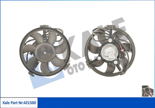 FAN MOTORU PERVANELI AUDI A4 - A6 - A8 - CABRIOLET - VW PASSAT 80W - 280MM
