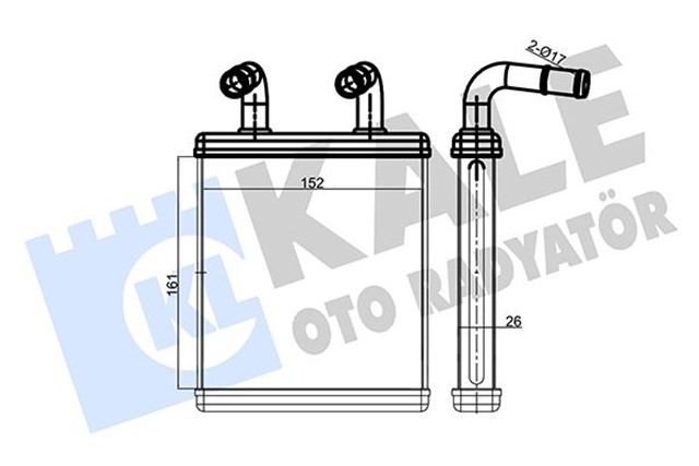 KALORIFER RADYATORU KIA PREGIO AL - BRZ