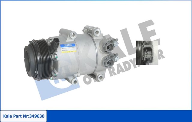 KLIMA KOMPRESOR FORD B MAX 1.4 FIESTA 1.5 1.6TDCI 08 FOCUS III 12 6PK V KAYIS KASNAGI 108MM