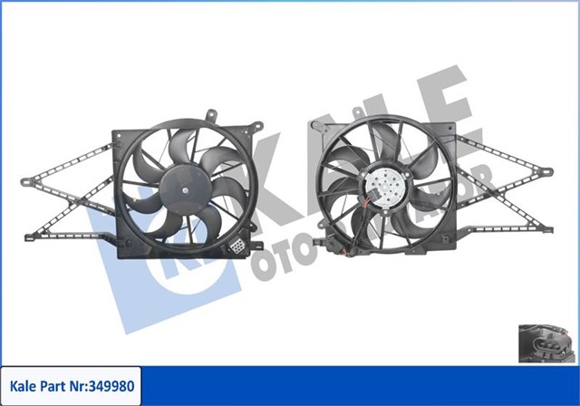 RADYATOR FAN DAVLUMBAZI ASTRA G 98 ZAFIRA A 1.2/1.4 16V 1.6I 98 XK