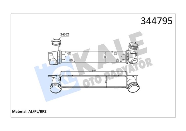TURBO RADYATORU BMW N47 M47 N2 E81 E87 E90 E84