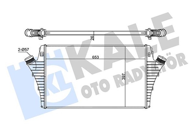 INTERCOOLER CROMA - OPEL SIGNUM - VECTRA C - SAAB 9 - 3 1.9JTD 02