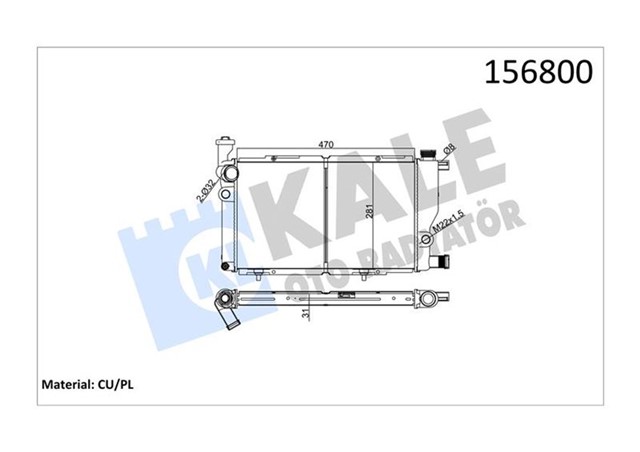RADYATOR P205 GR/GT/SR