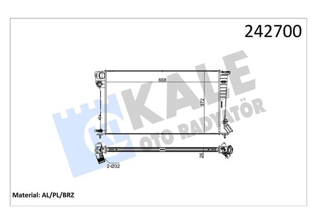 RADYATOR AL/PL/BRZ PARTNER