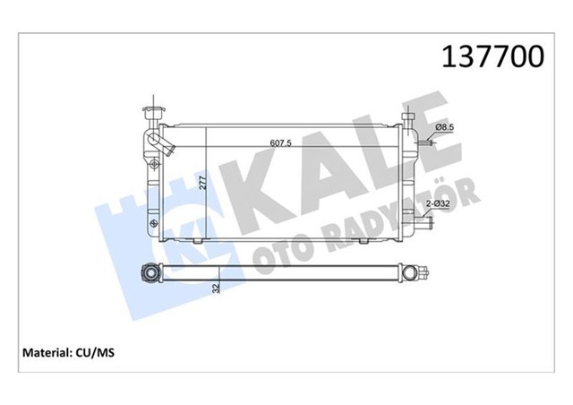 RADYATOR P205KLIMALI 610X270X35