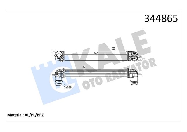 INTERCOOLER AL/PL/BRZ MINI MINI - MINI CLUBMAN - MINI COUNTRYMAN - MINI PACEMAN