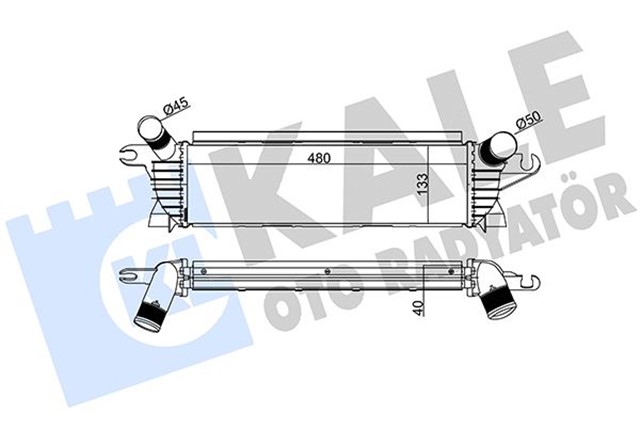 INTERCOOLER AL/PL/BRZ KANGOO 1.9DCI