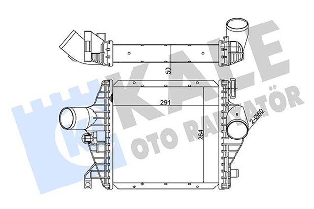 TURBOSARJ RADYATORU MERCEDES VITO W638 97 03