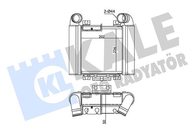 INTERCOOLER AL/PL/BRZ BONGO
