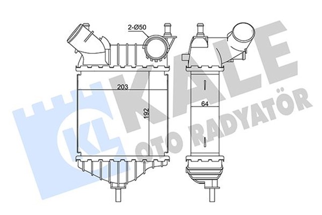 INTERCOOLER PUNTO 1.9 JTD 99