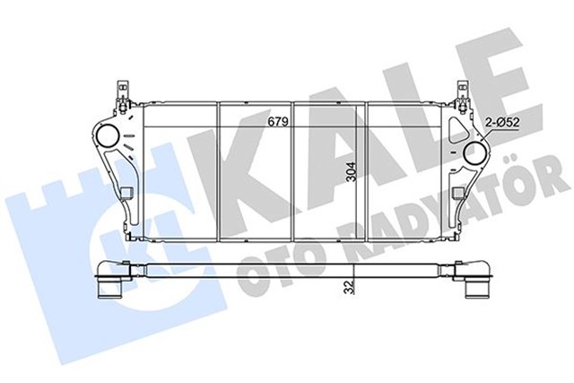 INTERCOOLER ESPACE IV - LAGUNA I - LAGUNA II - VEL SATIS 1.9DCI - 2.0 16V 02