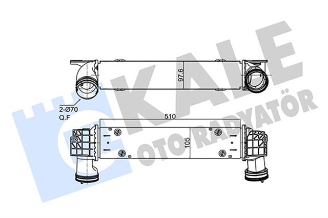 INTERCOOLER 3 E90 - E91 - E92 - E93 05