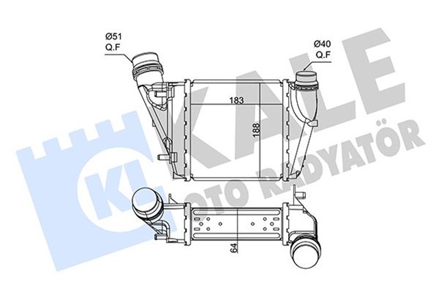 INTERCOOLER TWINGO II 1.5 DCI 07