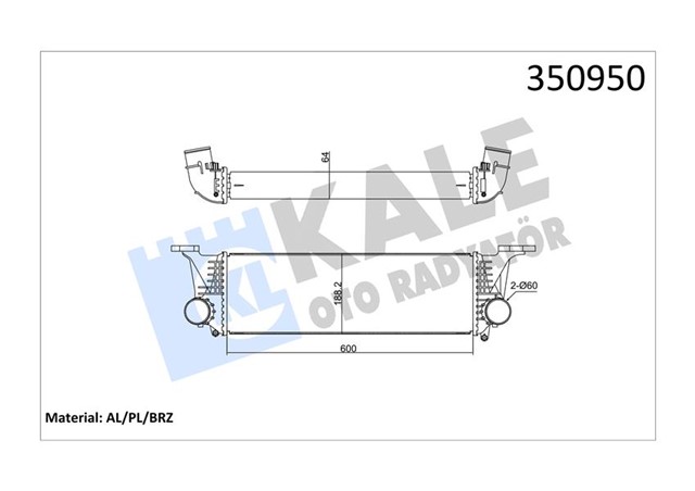 INTERCOOLER AL/PL/BRZ DAILY V