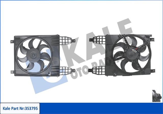 RADYATOR FAN MOT DAV 1.4 DOHC 2010 AVEO