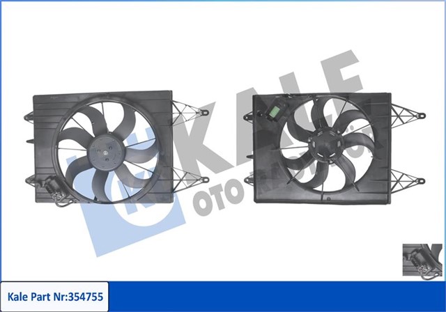 FAN MOTORU VOLKSWAGEN FOX - VOYAGE