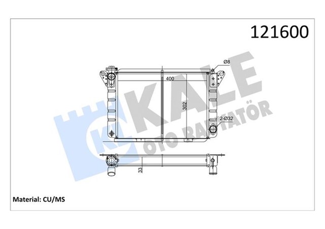 RADYATOR RENAULT - DACIA 2 SIRA PF SISTEM 400X300X38