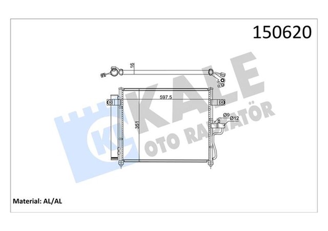 KONDENSER HYUNDAI ACCENT YM 1.3 - 1.5 AUT CONDENSER 1 SIRAALB