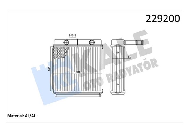 KALORIFER RENAULT 12 KONSOLLU IC KALORIFER AL AL SISTEM