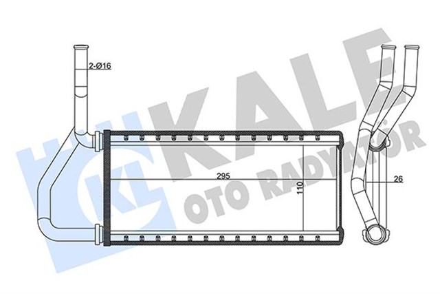 KALORIFER HONDA CR - V HEATER CORE