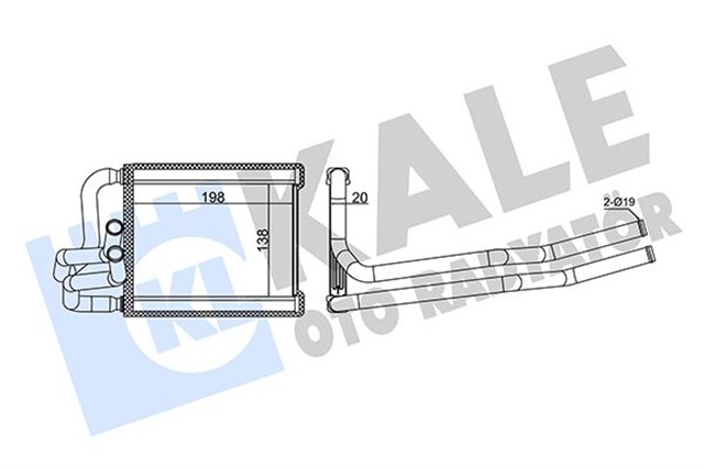 KALORIFER HYUNDAI I20 HEATER CORE