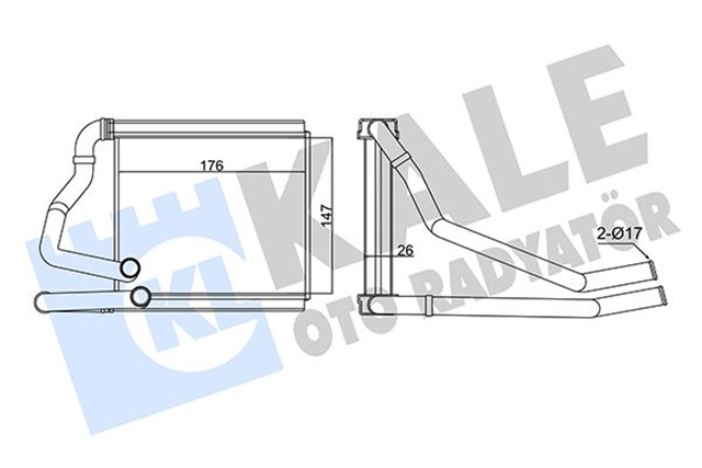 KALORIFER HONDA CITY HEATER CORE