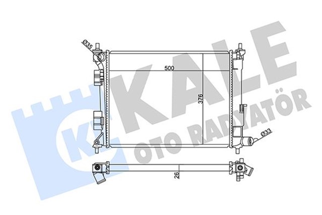 RADYATOR HYUNDAI I20 ACTIVE 1.4 15 - - I20 II 1.2 14 - 