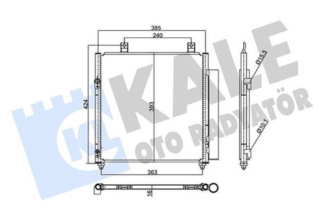 KONDENSER MITSUBISHI ATTRAGE VI 1.2 13 - - MIRAGE - SPACE STAR VI 1.0 - 1.2 12 - 