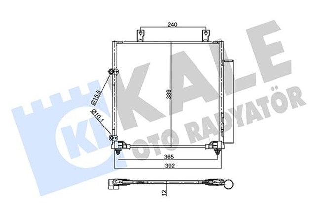 KONDENSER MITSUBISHI ATTRAGE VI 1.2 13 - - MIRAGE - SPACE STAR VI 1.0 - 1.2 12 - 
