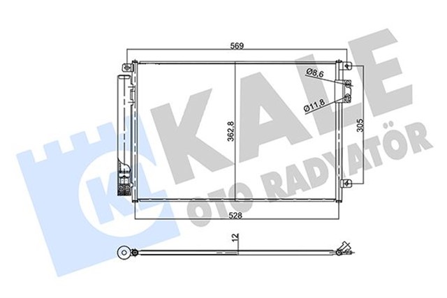 KONDENSER AL/BRZ FIAT 500 - 500 C 0.9 TWINAIR 13 KURUTUCULU