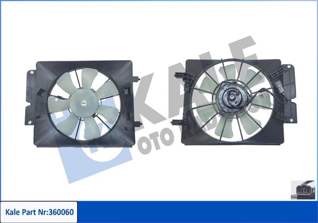 FAN GRUBU HONDA CR - V III 2.0I - VTEC 2.2I - CTDI 2.2I - DTEC 2.4I - VTEC 4WD 06 - 12 - 12V