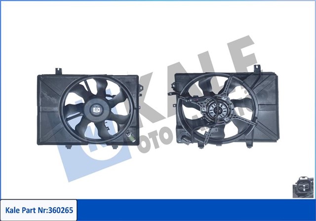 FAN GRUBU HYUNDAI ELANTRA III 1.6 2.0 2.0 CRDI 00 - 06 - GETZ TB 1.1 1.3 1.3I 1.4I 1.6 02 - 10 - 12V