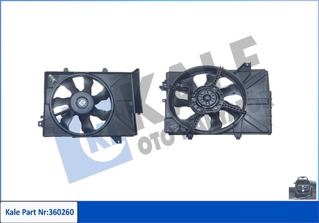 FAN GRUBU HYUNDAI GETZ 1.4I 05 - 10 - 12V
