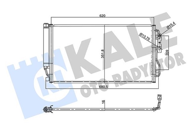 KONDENSER AL/BRZ BMW 1 F20/F21 11 - 2 F22/F87 13 - 3 F30/F34/F31/F80 11 - 16 - 4 F33/F83 13 - 17 - KURUTUCU