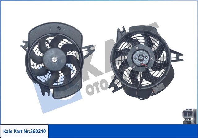 FAN GRUBU HYUNDAI H - 1 - STAREX 2.5CRDI 2.5 TD 4WD 01 - 07 - H - 1 VAN 2.4 2.5 CRDI 2.5 TD 00 - 07 - 12V