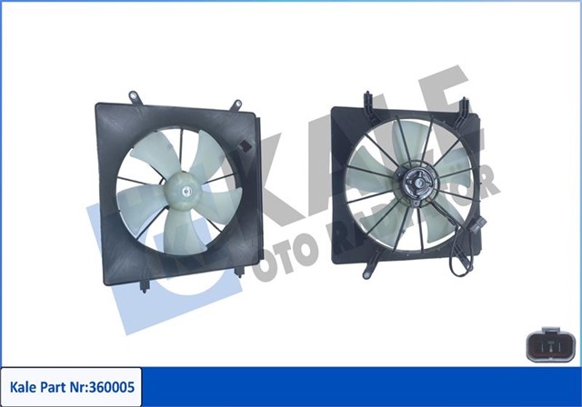 FAN GRUBU HONDA CR - V II 2.0 01 - 07 - CR - V III 2.0 I - VTEC 4WD 06 - 12 - 12V - KLIMALI