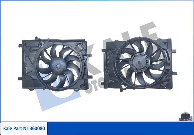FAN GRUBU CHEVROLET AVEO 1.2 1.2LPG 1 1.4 11 - 15 - 12V - KLIMALI