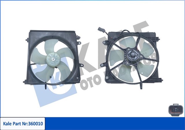 FAN GRUBU HONDA JAZZ II 1.2I/1.3I DSI 02 - 08 - 12V